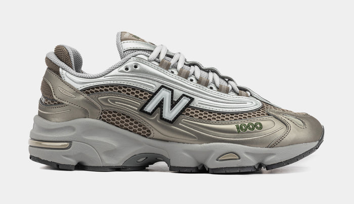 1000 Mens Running Shoes (Arid Stone/Light Silver Metallic/Dark Alpine Green)