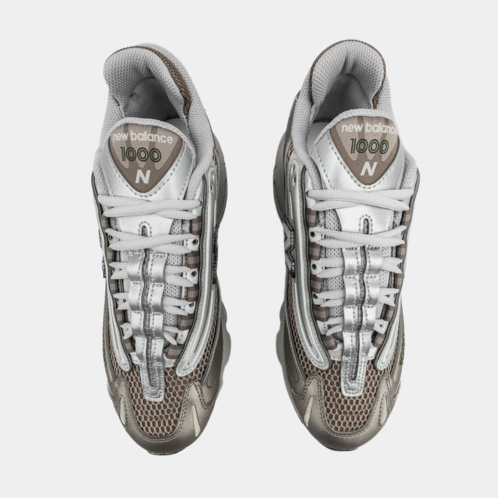 1000 Mens Running Shoes (Arid Stone/Light Silver Metallic/Dark Alpine Green)