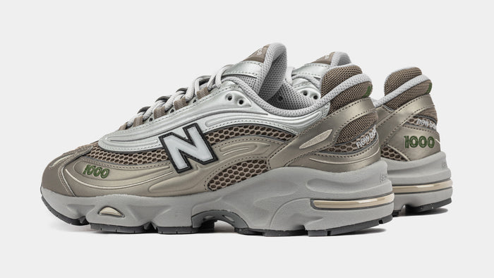 1000 Mens Running Shoes (Arid Stone/Light Silver Metallic/Dark Alpine Green)