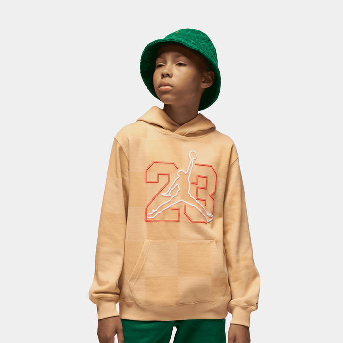 23 Deep Dish Pullover Grade School Hoodie (Sesame)