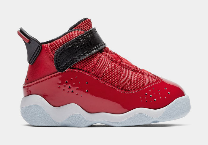 6 Rings Grade School Basketball Shoes (Gym Red/Black/White)