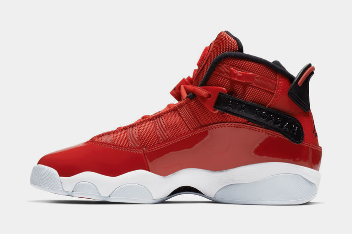 6 Rings Grade School Basketball Shoes (Gym Red/Black/White)