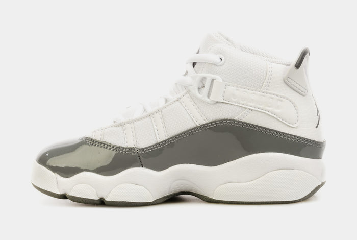 6 Rings Preschool Basketball Shoes (Grey/White)
