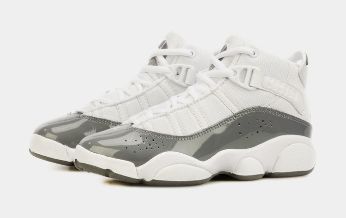 6 Rings Preschool Basketball Shoes (Grey/White)