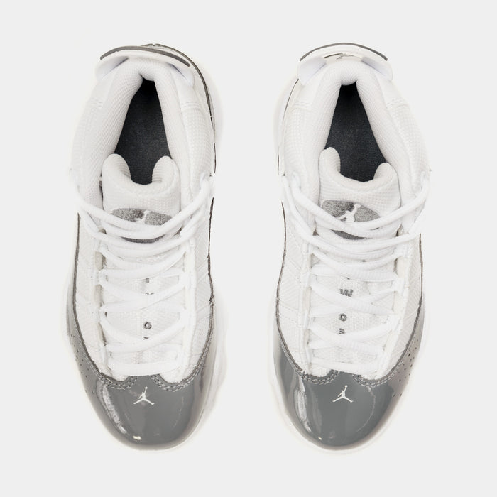 6 Rings Preschool Basketball Shoes (Grey/White)