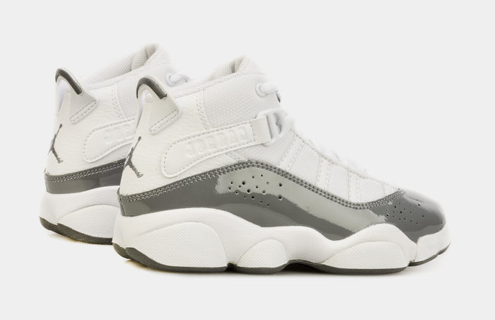 6 Rings Preschool Basketball Shoes (Grey/White)