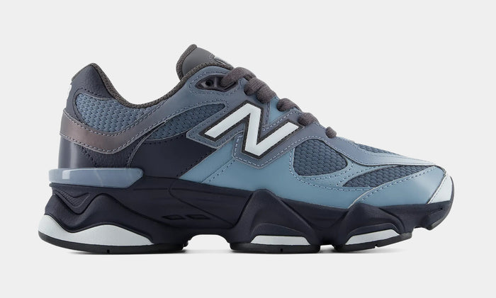 9060 Lace Grade School Lifestyle Shoes (Shadow Blue/Dark Night)