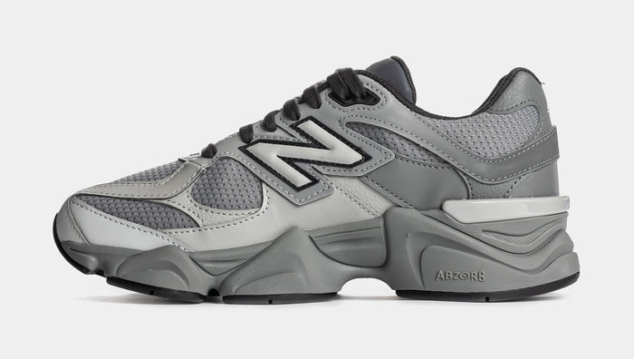 9060 Lace Grade School Lifestyle Shoes (Slate Grey/Harbor Grey)