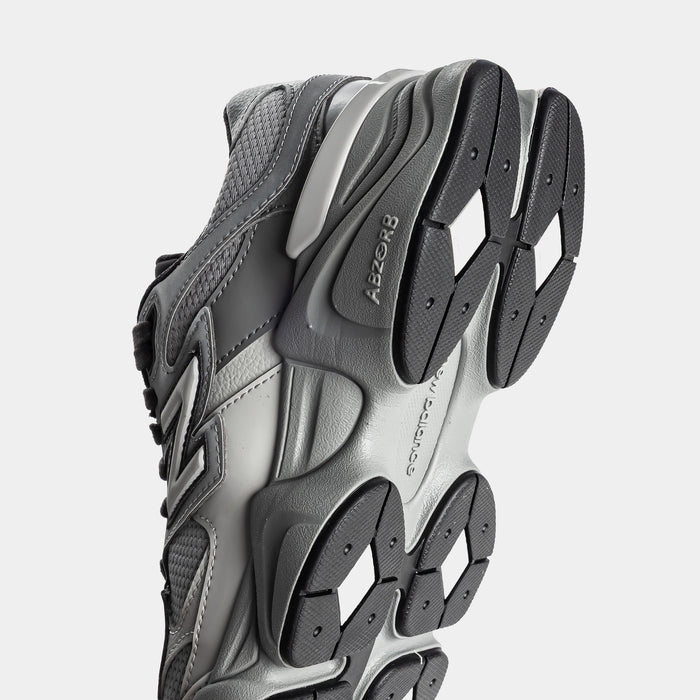9060 Lace Grade School Lifestyle Shoes (Slate Grey/Harbor Grey)