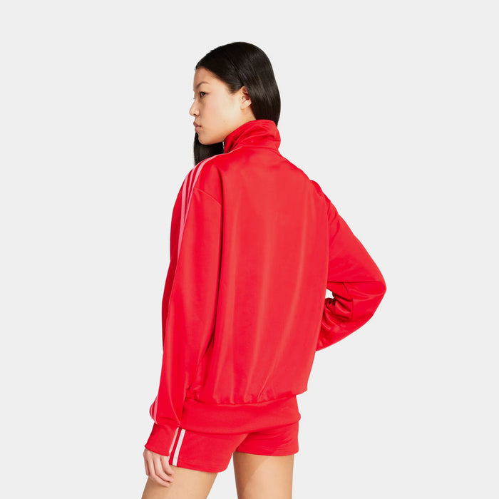 Adicolor Classic Firebird Loose Track Womens Jacket (Better Scarlet/Lucid Pink)