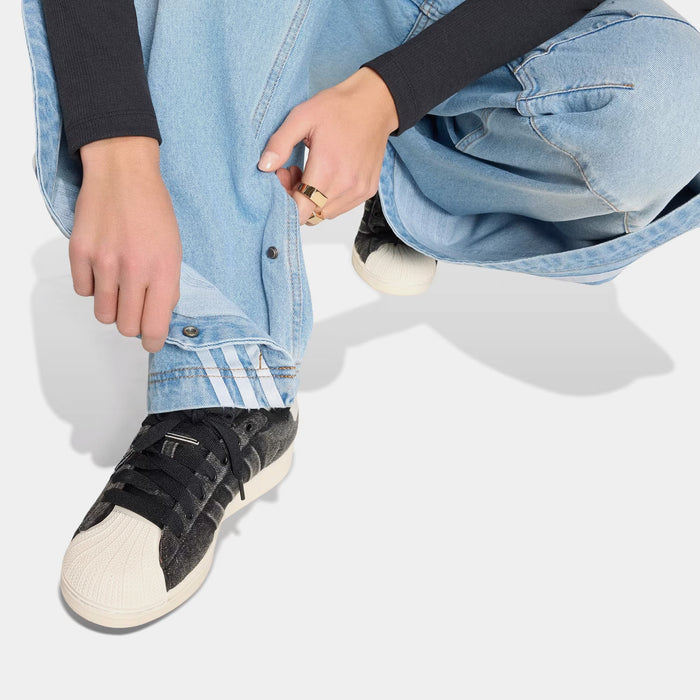 Adilenium 5.0 Banana Overlay Denim Womens Pants (Light Blue)