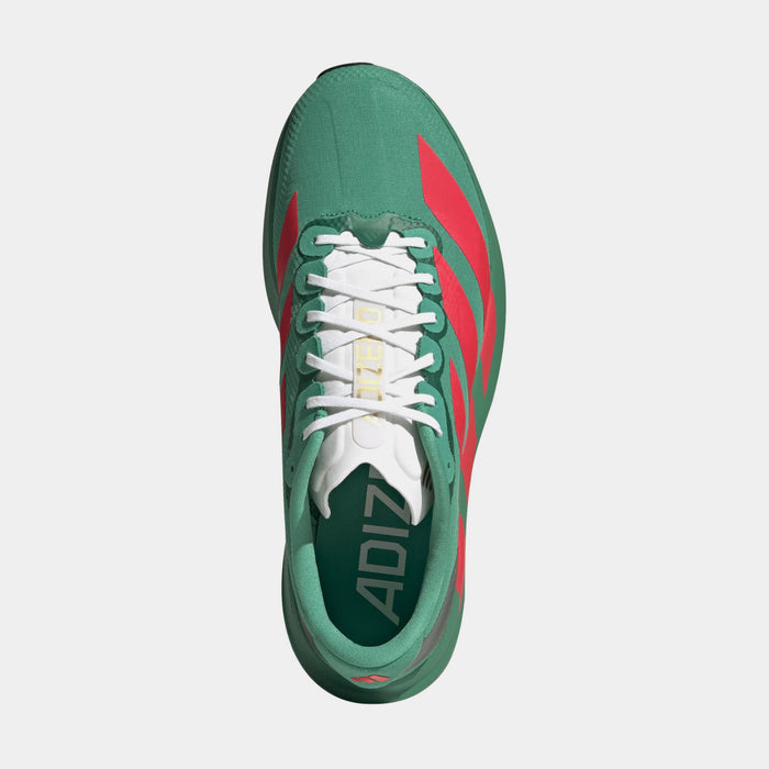 Adizero Evo SL Woven Mens Running Shoes (Court Green/Lucid Red/Cloud White)