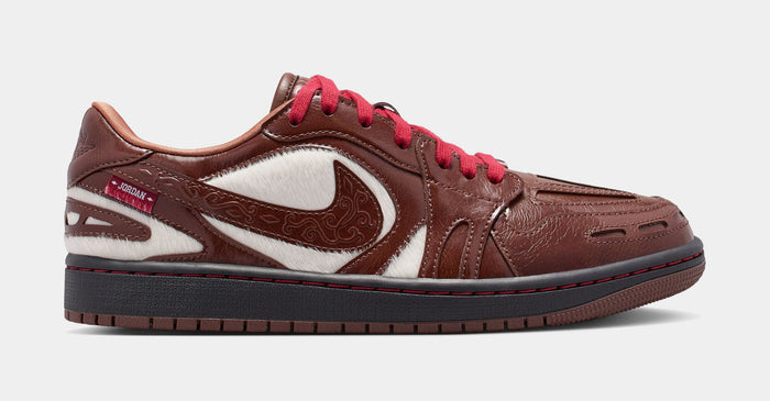 Air Jordan 1 Low Lunar New Year Womens Lifestyle Shoes (Light Chocolate/Light Chocolate/Black)