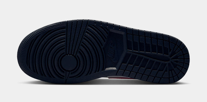 Air Jordan 1 Low Mens Lifestyle Shoes (Obsidian/Grey Fog/Pink Foam/Obsidian)