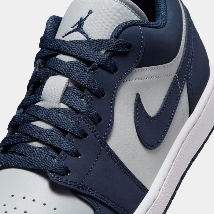 Air Jordan 1 Low Mens Lifestyle Shoes (Obsidian/Grey Fog/Pink Foam/Obsidian)