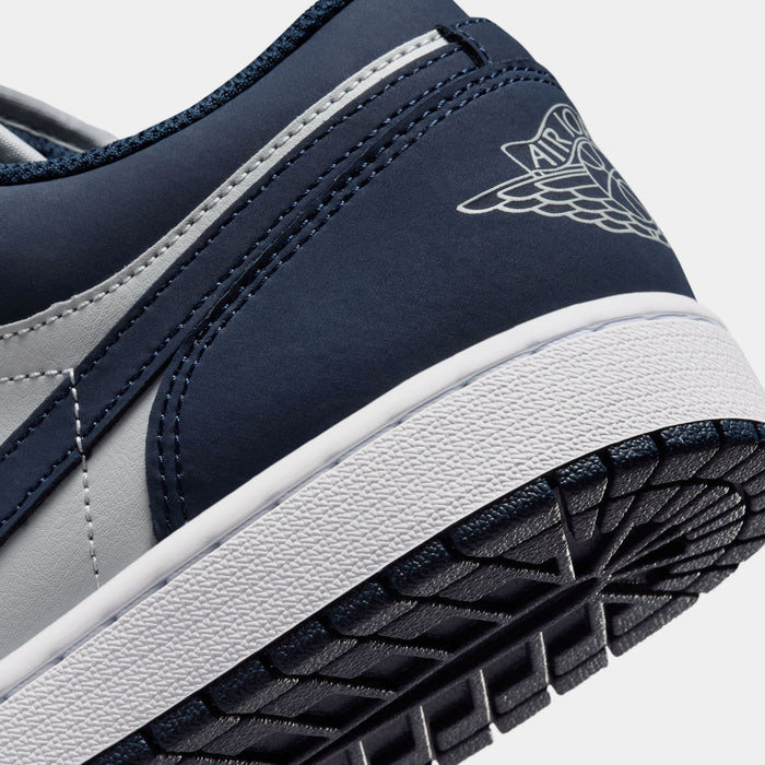 Air Jordan 1 Low Mens Lifestyle Shoes (Obsidian/Grey Fog/Pink Foam/Obsidian)