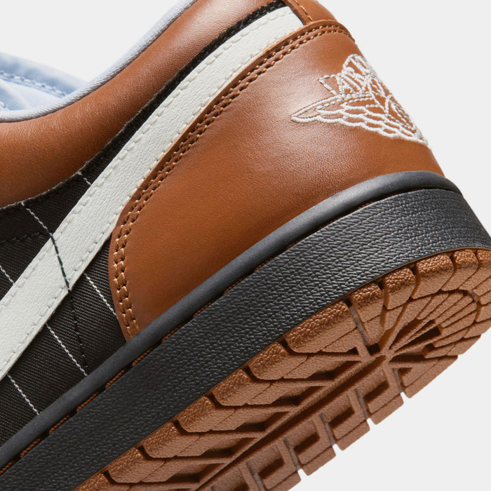 Air Jordan 1 Low SE Mens Lifestyle Shoes (Black/Sail/Black/Light British Tan)