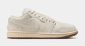 Air Jordan 1 Low SE Womens Lifestyle Shoes (Chalk/Metallic Gold/Pearl White)