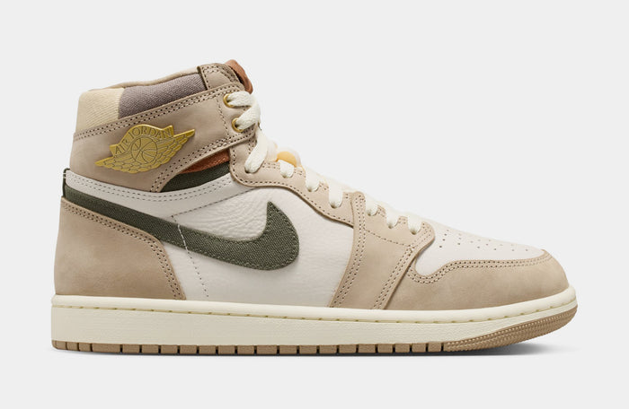 Air Jordan 1 Retro High OG Khaki Womens Lifestyle Shoes (Khaki/Multicolor/Sail/Cargo Khaki) Free Shipping