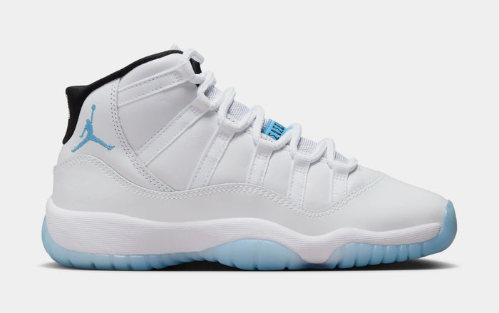 Air Jordan 11 Retro Legend Blue Grade School Lifestyle Shoes (White/Legend Blue/Black) Free Shipping