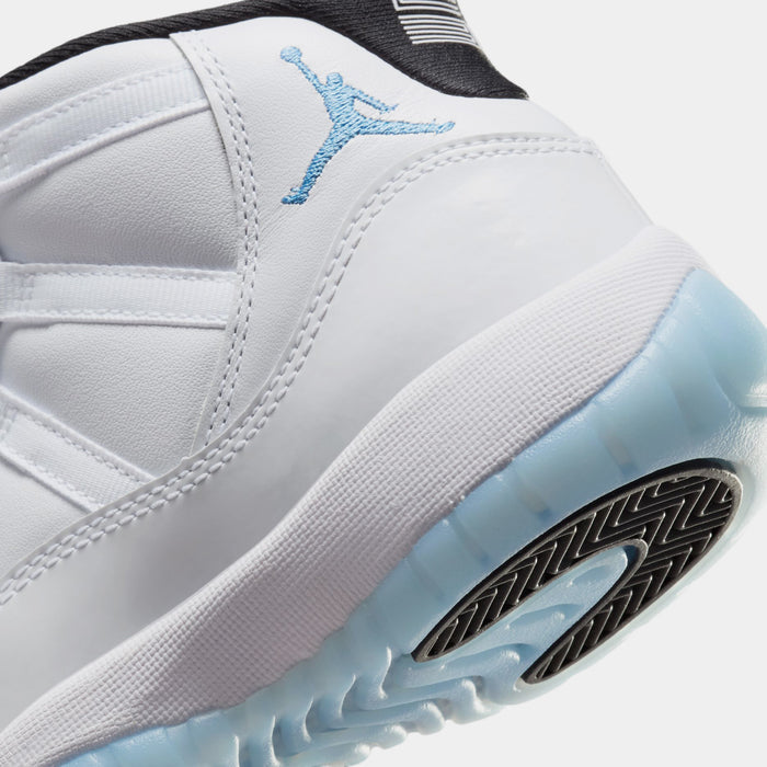 Air Jordan 11 Retro Legend Blue Grade School Lifestyle Shoes (White/Legend Blue/Black) Free Shipping