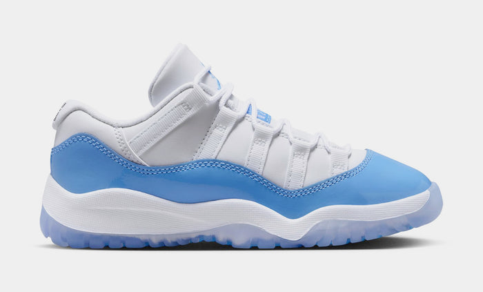 Air Jordan 11 Retro Low University Blue Preschool Lifestyle Shoes (White/University Blue/Black) Free Shipping