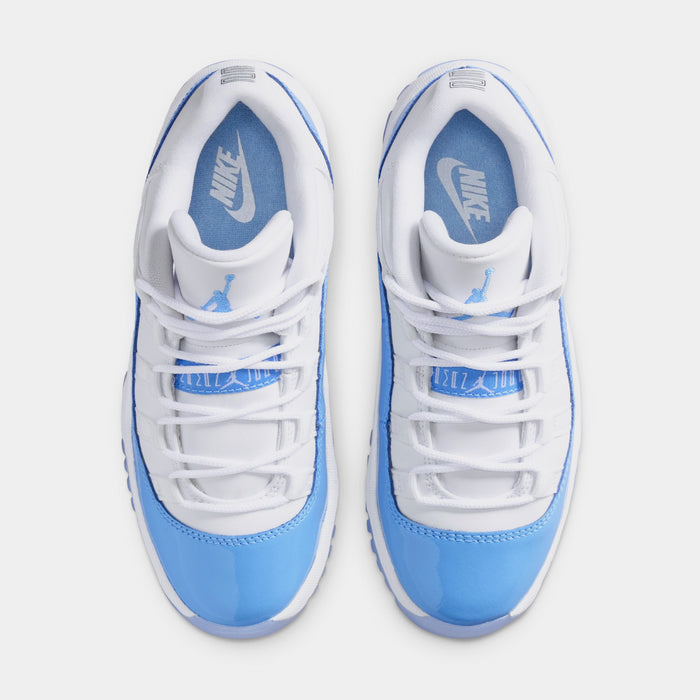 Air Jordan 11 Retro Low University Blue Preschool Lifestyle Shoes (White/University Blue/Black) Free Shipping