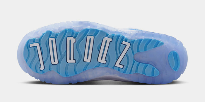 Air Jordan 11 Retro Low University Blue Preschool Lifestyle Shoes (White/University Blue/Black) Free Shipping
