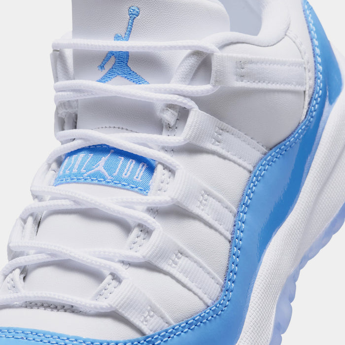 Air Jordan 11 Retro Low University Blue Preschool Lifestyle Shoes (White/University Blue/Black) Free Shipping