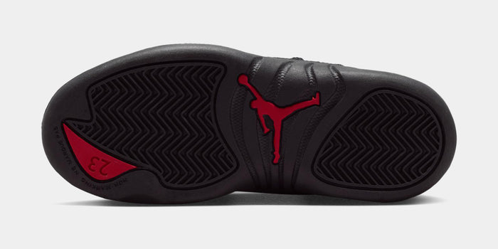 Air Jordan 12 Retro Bloodline Preschool Lifestyle Shoes (Black/Varsity Red) Free Shipping