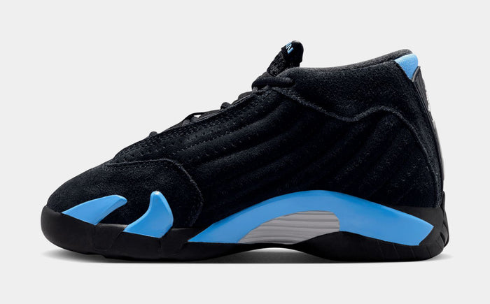 Air Jordan 14 Retro Black University Blue Preschool Lifestyle Shoes (Black/White/University Blue)