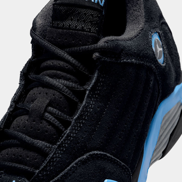 Air Jordan 14 Retro Black University Blue Preschool Lifestyle Shoes (Black/White/University Blue)
