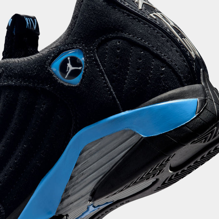 Air Jordan 14 Retro Black University Blue Preschool Lifestyle Shoes (Black/White/University Blue)