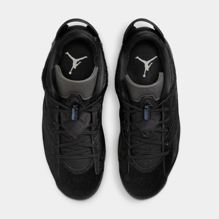 Air Jordan 6 Low Black Out Womens Lifestyle Shoes (Black)
