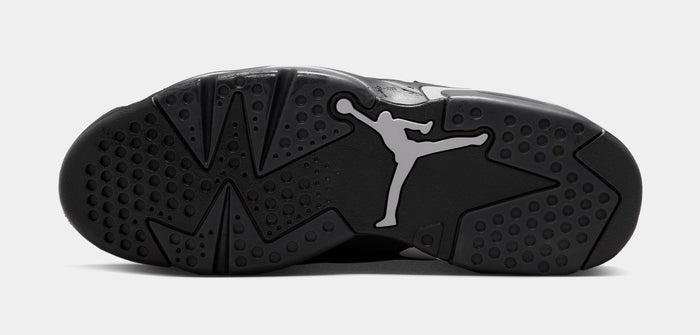 Air Jordan 6 Retro Cap And Gown Mens Lifestyle Shoes  (Black/Reflective Silver/Black)