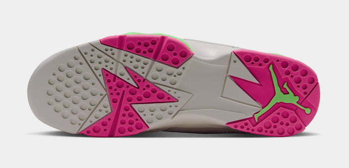Air Jordan 7 Retro Tennis Day Mens Lifestyle Shoes (Phantom/Lime Blast/Pink Blast/Anthracite) Free Shipping