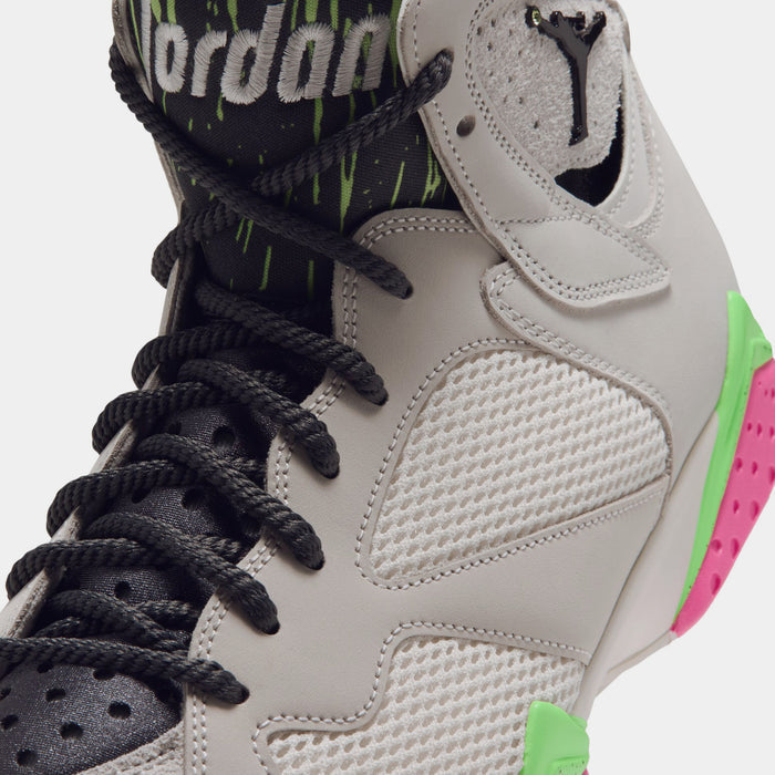 Air Jordan 7 Retro Tennis Day Mens Lifestyle Shoes (Phantom/Lime Blast/Pink Blast/Anthracite) Free Shipping