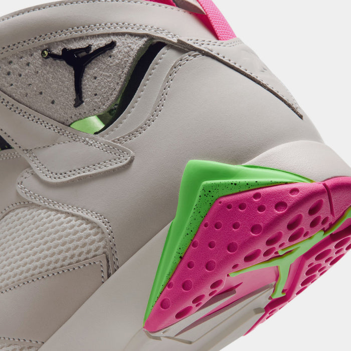 Air Jordan 7 Retro Tennis Day Mens Lifestyle Shoes (Phantom/Lime Blast/Pink Blast/Anthracite) Free Shipping