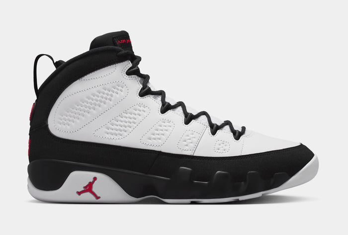 Air Jordan 9 Retro Space Jam Mens Lifestyle Shoes (White/True Red/Black)