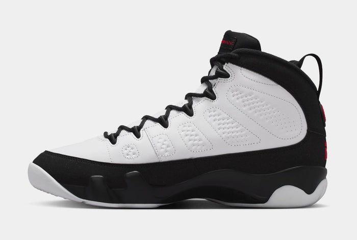 Air Jordan 9 Retro Space Jam Mens Lifestyle Shoes (White/True Red/Black)