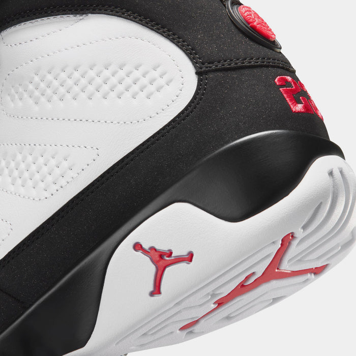 Air Jordan 9 Retro Space Jam Mens Lifestyle Shoes (White/True Red/Black)