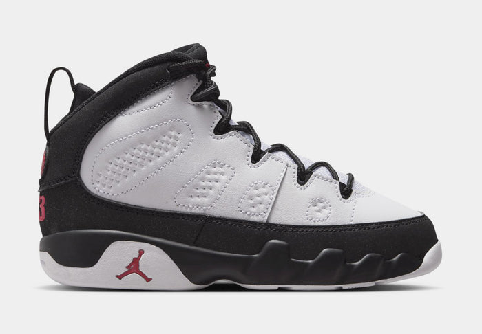 Air Jordan 9 Retro Space Jam Preschool Lifestyle Shoes (White/True Red/Black)