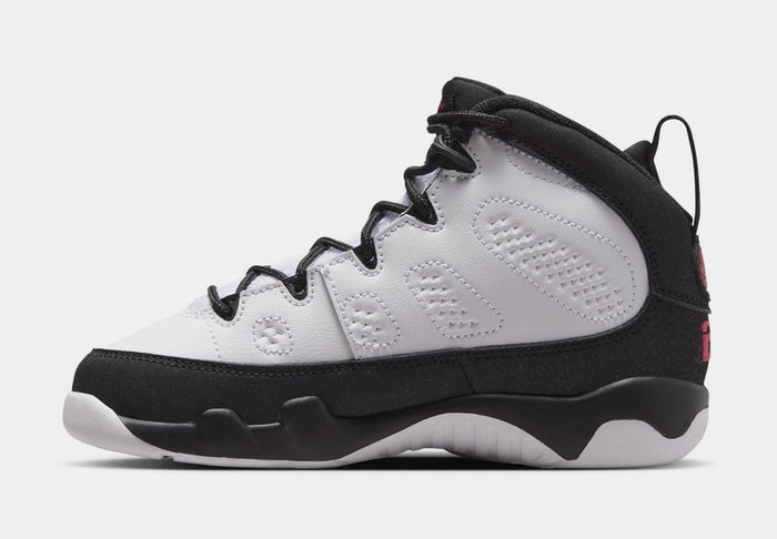 Air Jordan 9 Retro Space Jam Preschool Lifestyle Shoes (White/True Red/Black)