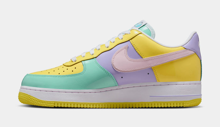 Air Force 1 '07 Easter Mens Lifestyle Shoes (Yellow Pulse/Pink Foam/Hydrangeas)