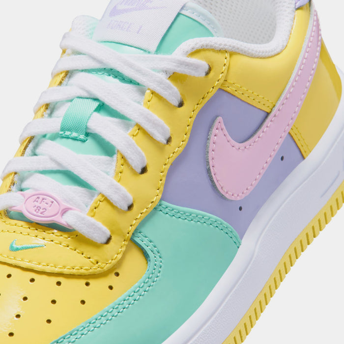 Air Force 1 '07 Easter Preschool Lifestyle Shoes (Yellow Pulse/Pink Foam/Hydrangeas)