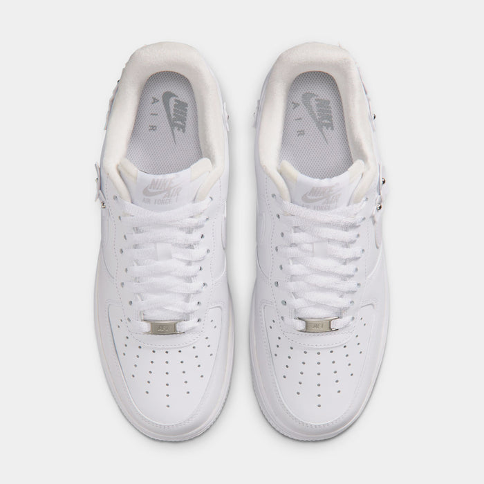 Air Force 1 '07 Florette Womens Lifestyle Shoes (White/Wolf Grey/Metallic Silver)