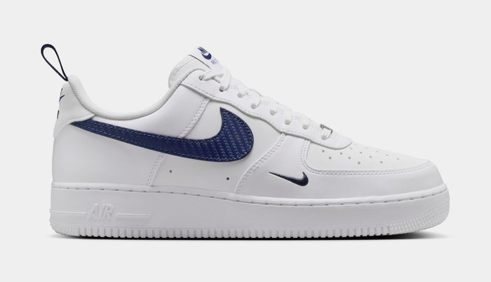 Air Force 1 '07 Mens Lifestyle Shoes (White/Midnight Navy/White)