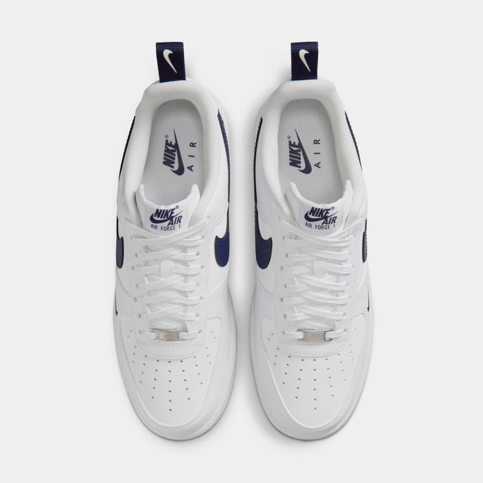 Air Force 1 '07 Mens Lifestyle Shoes (White/Midnight Navy/White)