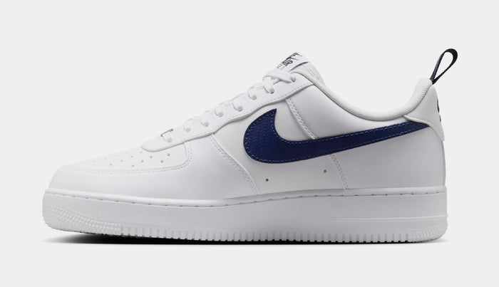 Air Force 1 '07 Mens Lifestyle Shoes (White/Midnight Navy/White)