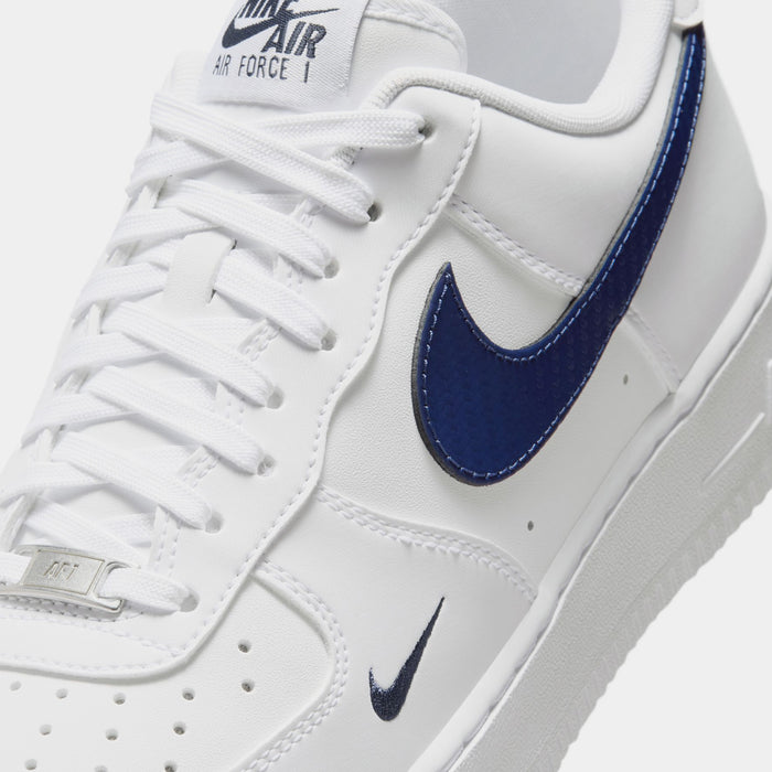 Air Force 1 '07 Mens Lifestyle Shoes (White/Midnight Navy/White)